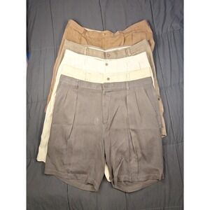 Lot‎ of 5 Tommy Bahama Pleated Silk Shorts Men's 40 Relax Golf Beach Resort